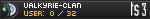 Valkyrie-Clan TeamSpeak Viewer