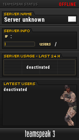 European Clan Fighters TeamSpeak Viewer