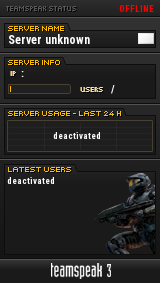 Evolution eSports TeamSpeak Viewer