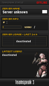 Red Dragons Clan TeamSpeak Viewer