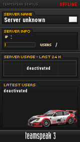 RaceRfactor.com TeamSpeak Viewer RaceRfactor.com TeamSpeak Viewer