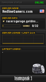RacersGarage.com TeamSpeak Viewer