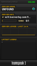 UNFOUND TeamSpeak Viewer UNFOUND TeamSpeak Viewer