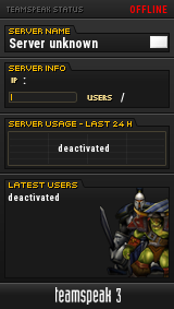 Ozzy's game server TeamSpeak Viewer