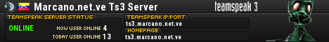 Marcano.net.ve Ts3 Server TeamSpeak Viewer